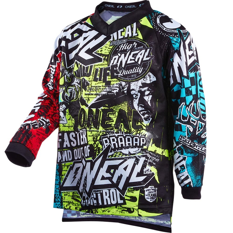 Otroški motokros dres O'Neal Element Wild, večbarvni