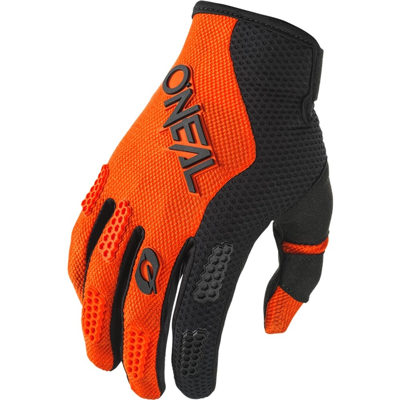 Otroške motokros rokavice O´Neal Element Racewear črno-oranžne