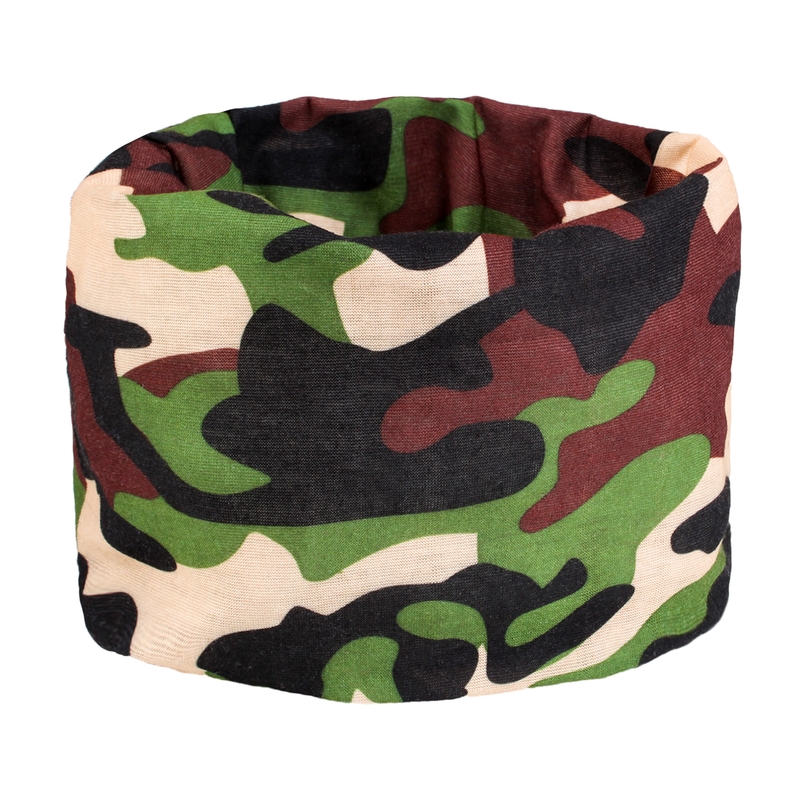 Večnamenski motoristični šal RSA Camo green