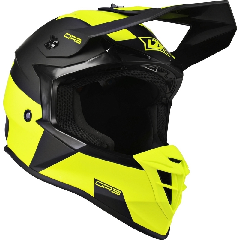 Motokros motoristična čelada Lazer OR-3 Rocky black-fluo yellow