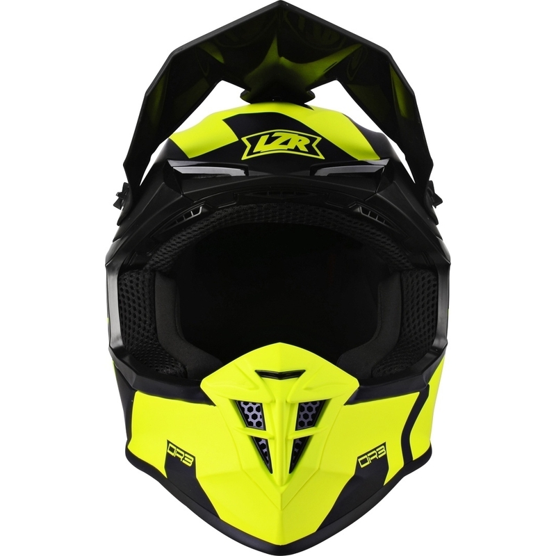 Motokros motoristična čelada Lazer OR-3 Rocky black-fluo yellow