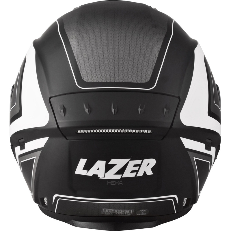 Odprta motoristična čelada Lazer Tango Hexa črno-bela