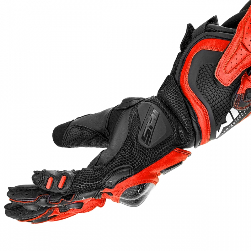 Moto rokavice Shima RS-3 fluo rdeče