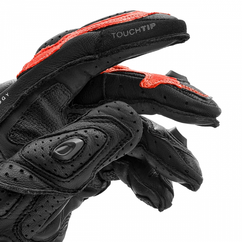 Moto rokavice Shima RS-3 fluo rdeče