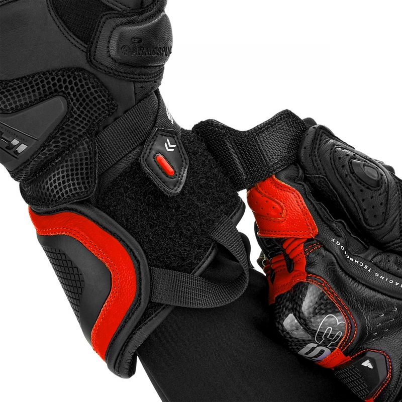 Moto rokavice Shima RS-3 fluo rdeče