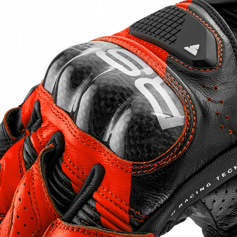Moto rokavice Shima RS-3 fluo rdeče