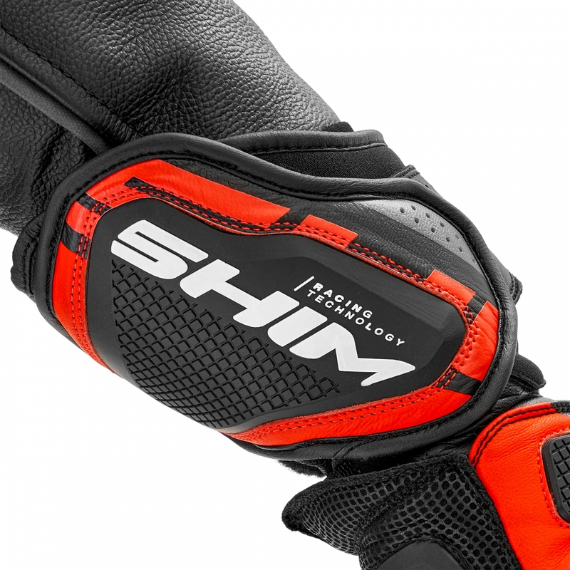 Moto rokavice Shima RS-3 fluo rdeče