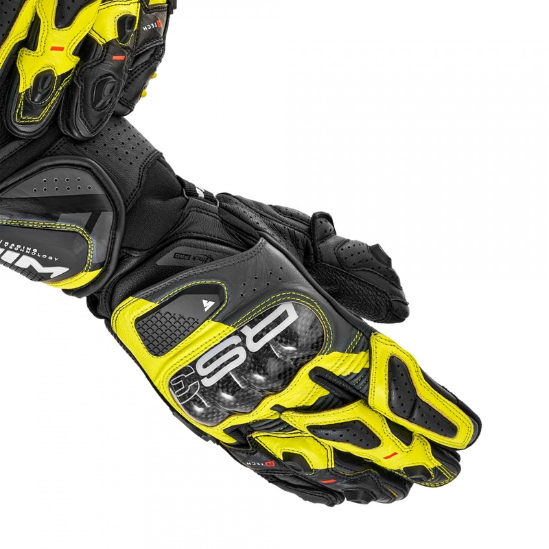 Moto rokavice Shima RS-3 fluo rumene barve