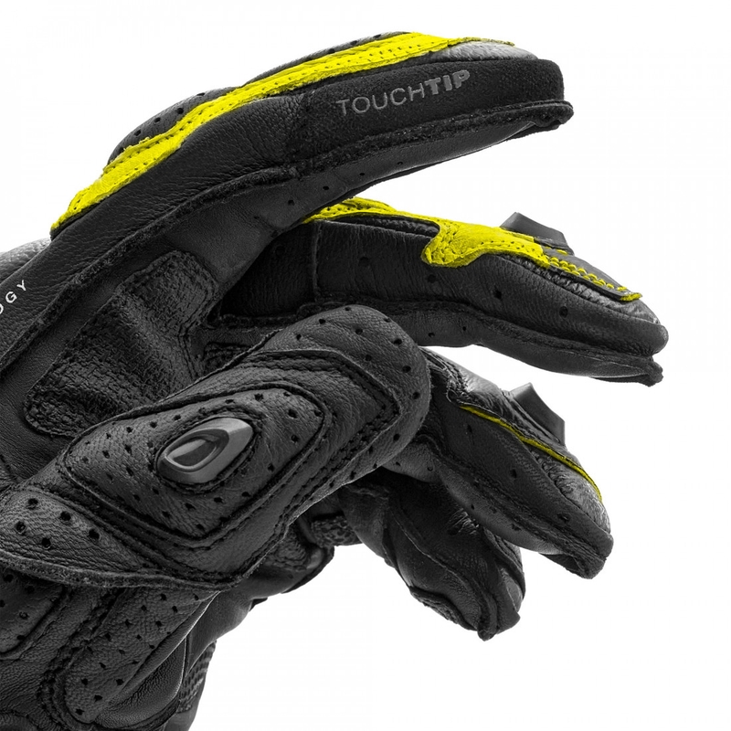 Moto rokavice Shima RS-3 fluo rumene barve