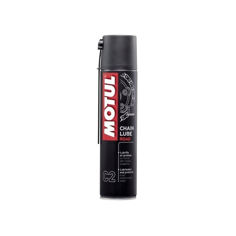 Sprej za mazanje verige Motul C2 Road 400 ml - razred II - II. kakovost