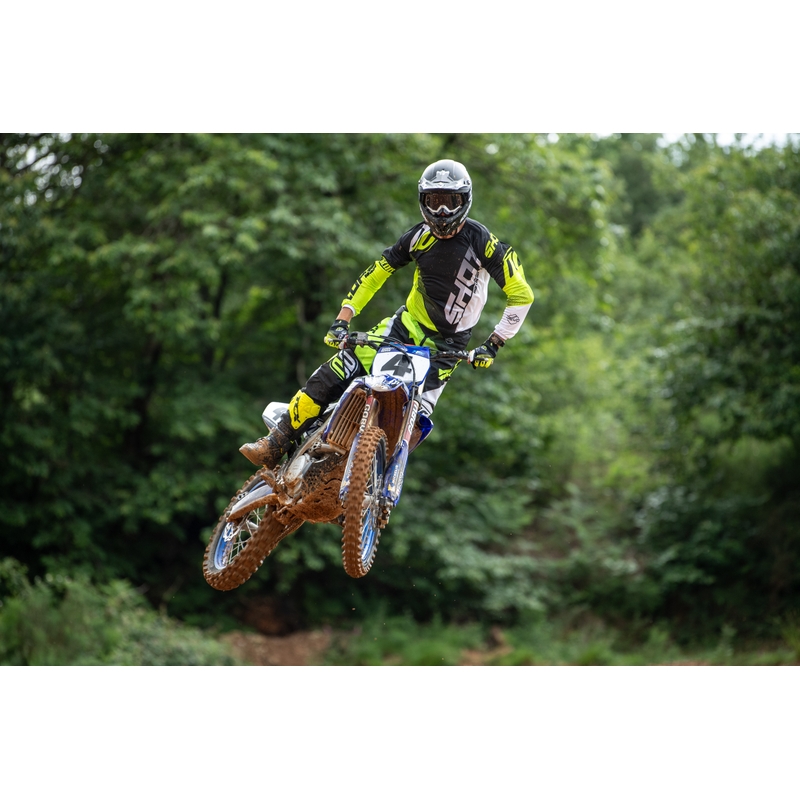 Motokros majica Shot DEVO Ultimate black-fluo yellow