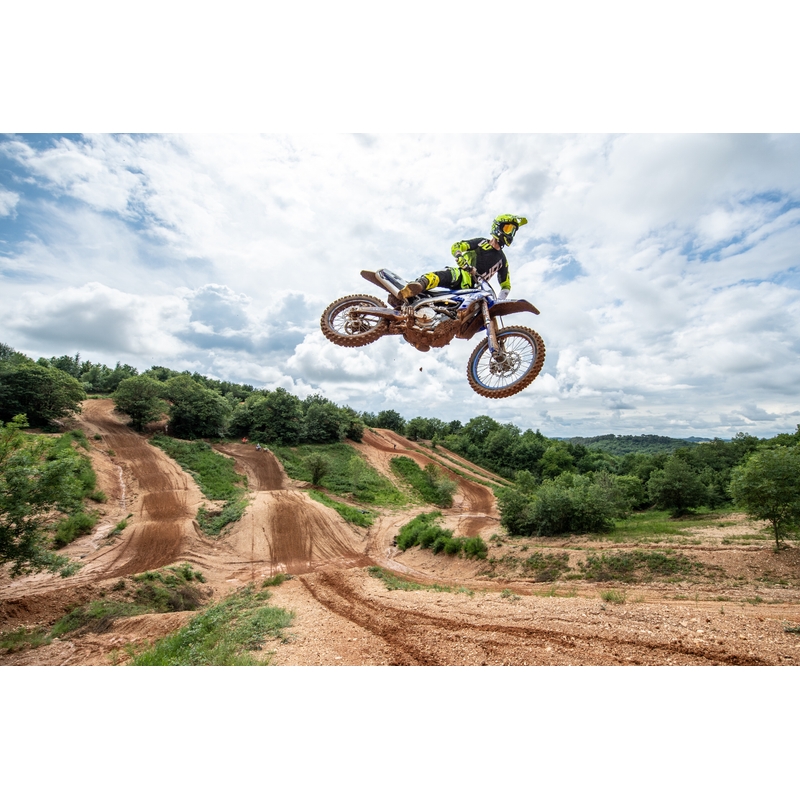 Motokros hlače Shot DEVO Ultimate black-fluo rumena razprodaja