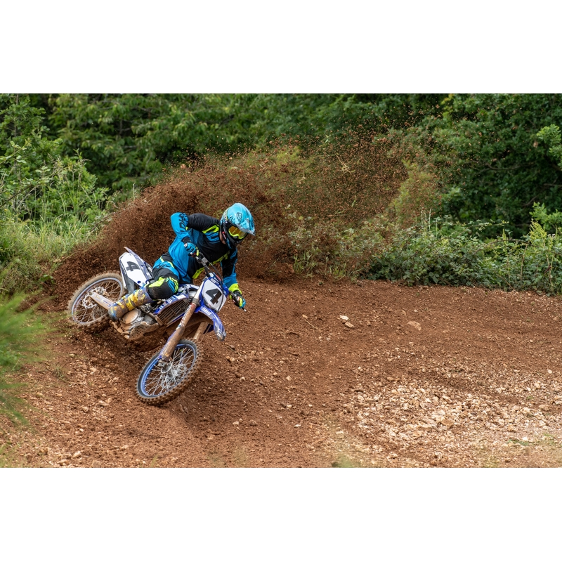 Motokros hlače Shot DEVO Ultimate blue-fluo yellow razprodaja