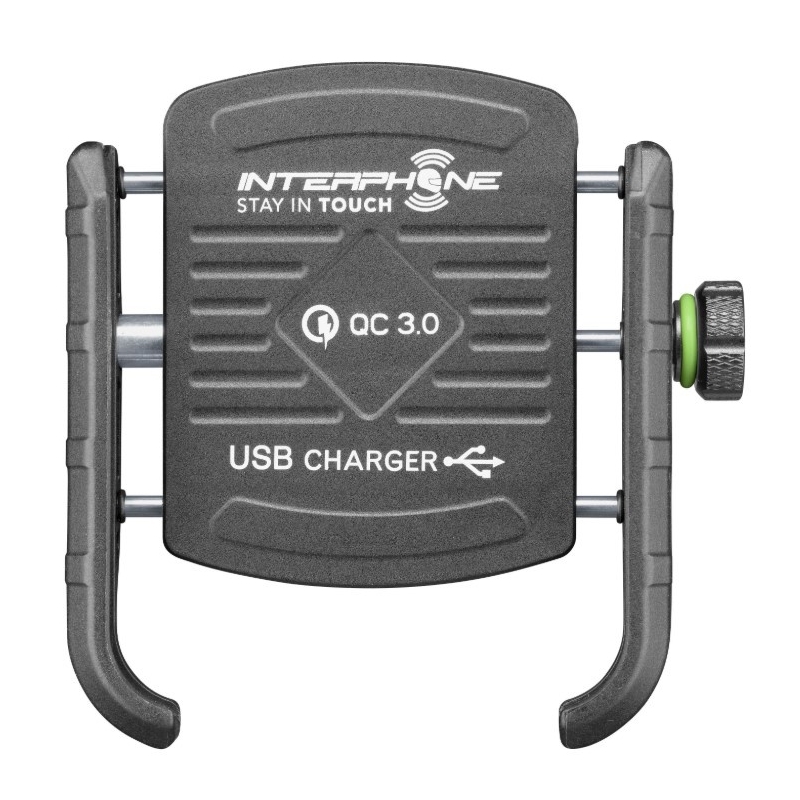 Univerzalni nosilec Interphone Motocrab z vrati USB