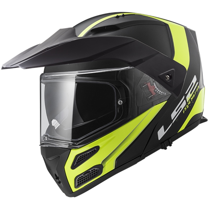 Čelada LS2 FF324 Metro EVO Rapid črno-rumena - razred II