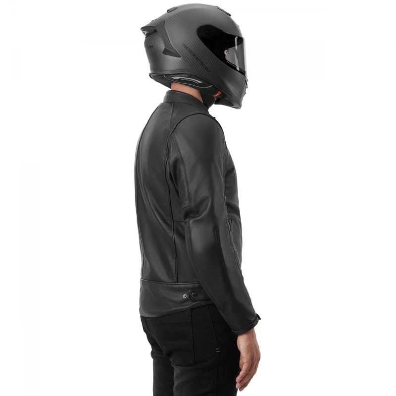 Usnjena motoristična jakna Shima Hunter 3.0 črna