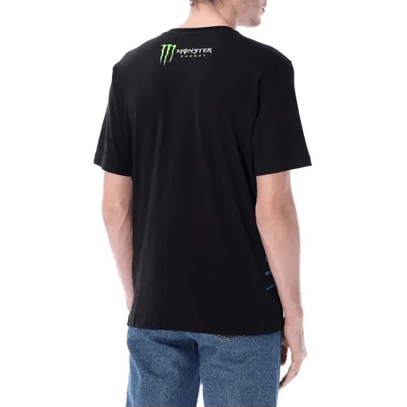 Majica Fabio Quartararo z logotipom Monster Energy, črna