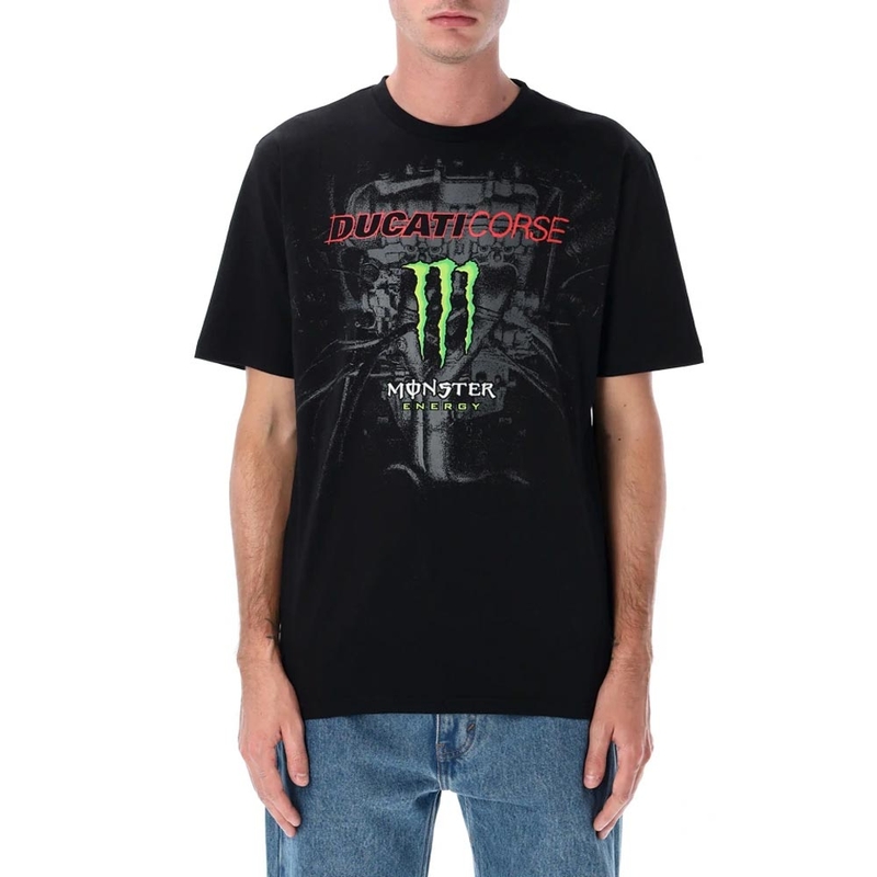 Majica Ducati Corse Monster Energy črna