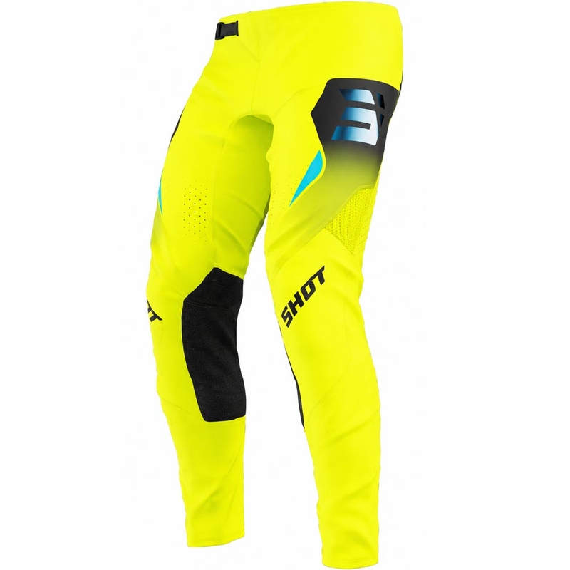 Motokros hlače Shot Aerolite Phase fluo rumene