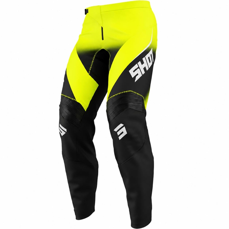 Motokros hlače Shot Draw Clash fluo rumene