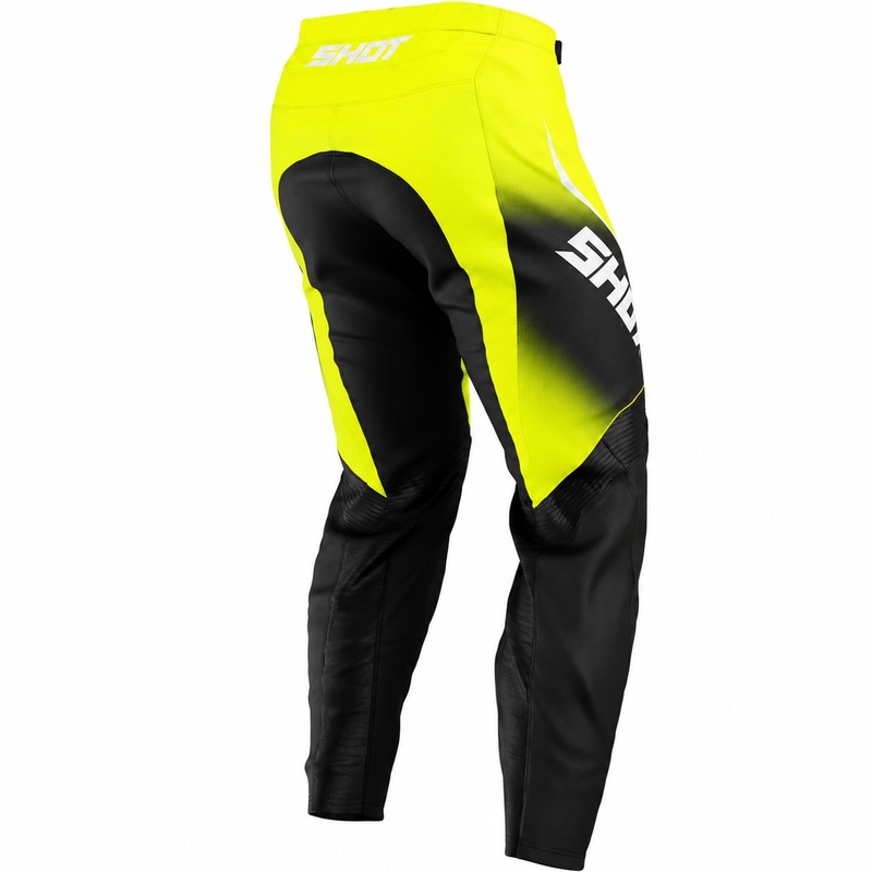 Motokros hlače Shot Draw Clash fluo rumene