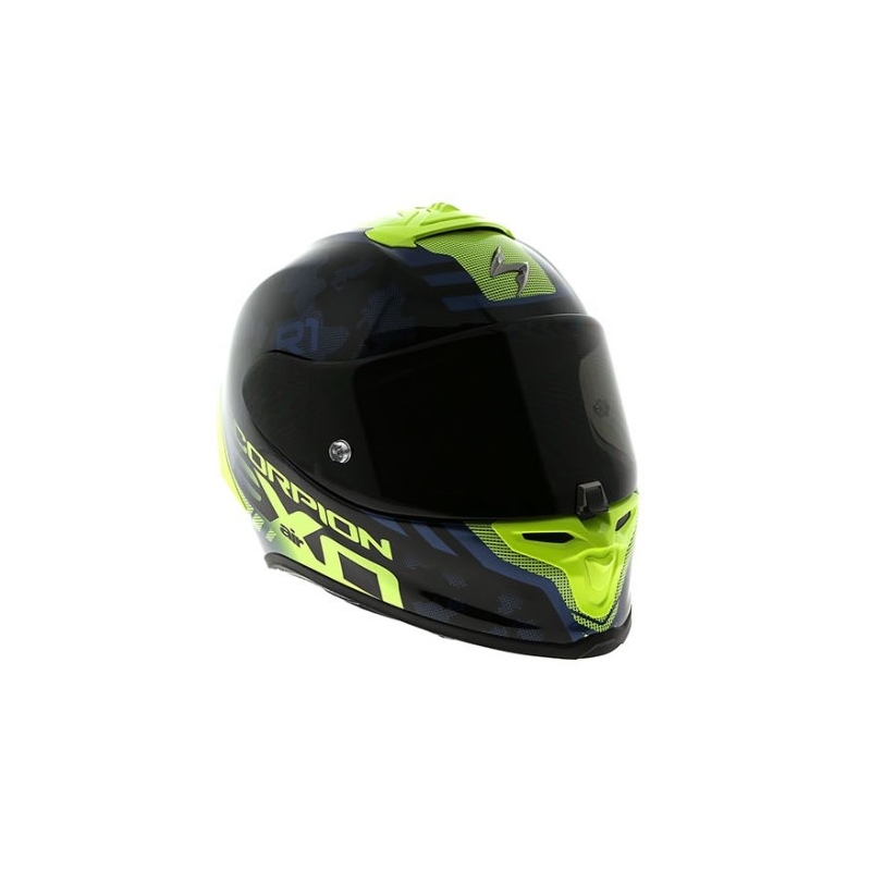 Integralna čelada Scorpion EXO-R1 Air Ogi black-fluo yellow razprodaja