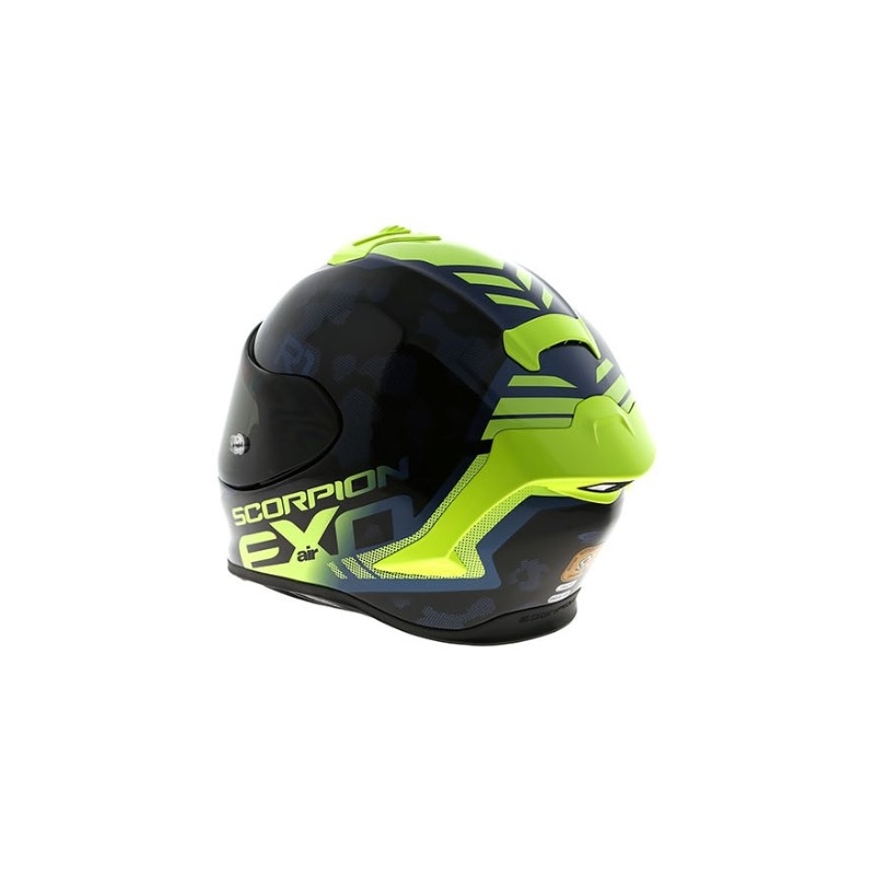 Integralna čelada Scorpion EXO-R1 Air Ogi black-fluo yellow razprodaja