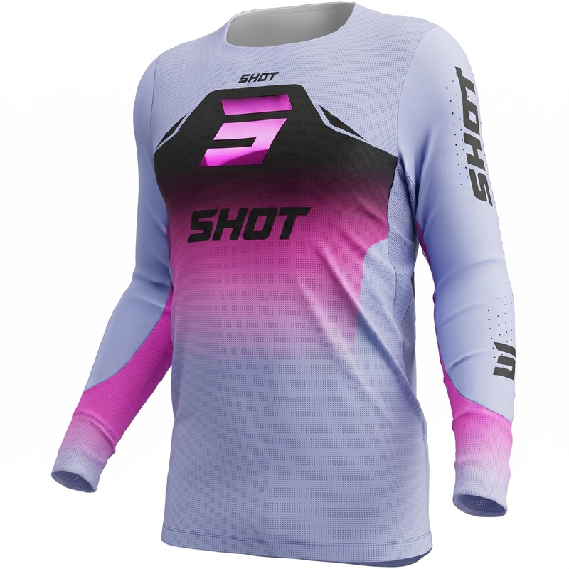 Motokros dres Shot Aerolite Phase vijoličen