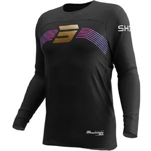 Motokros dres Shot Contact Kicker črne barve
