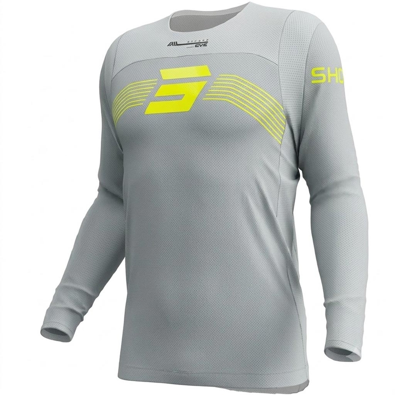 Motokros dres Shot Contact Kicker siv