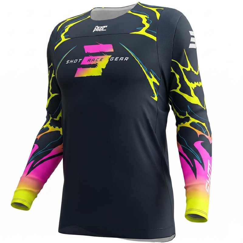 Motokros dres Shot Contact Rac moder