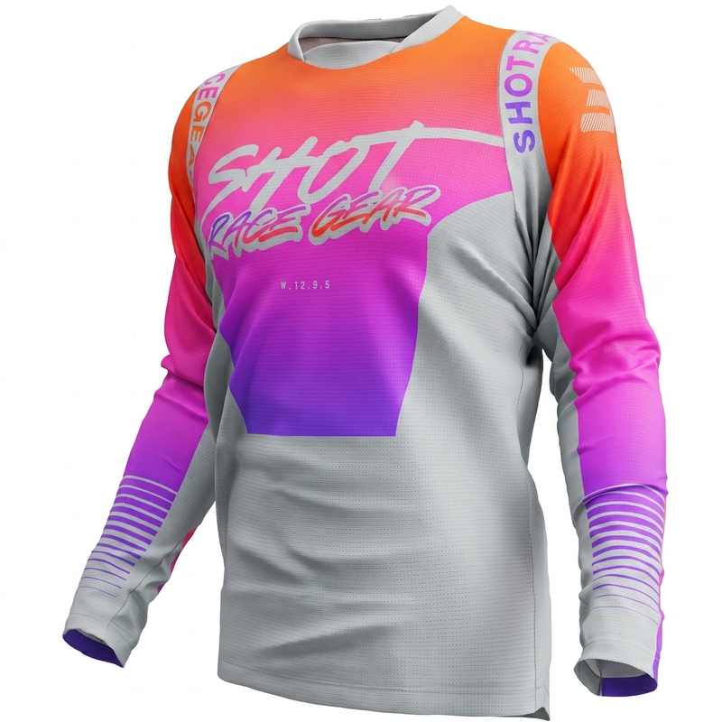Motokros dres Shot Devo Montana vijoličen