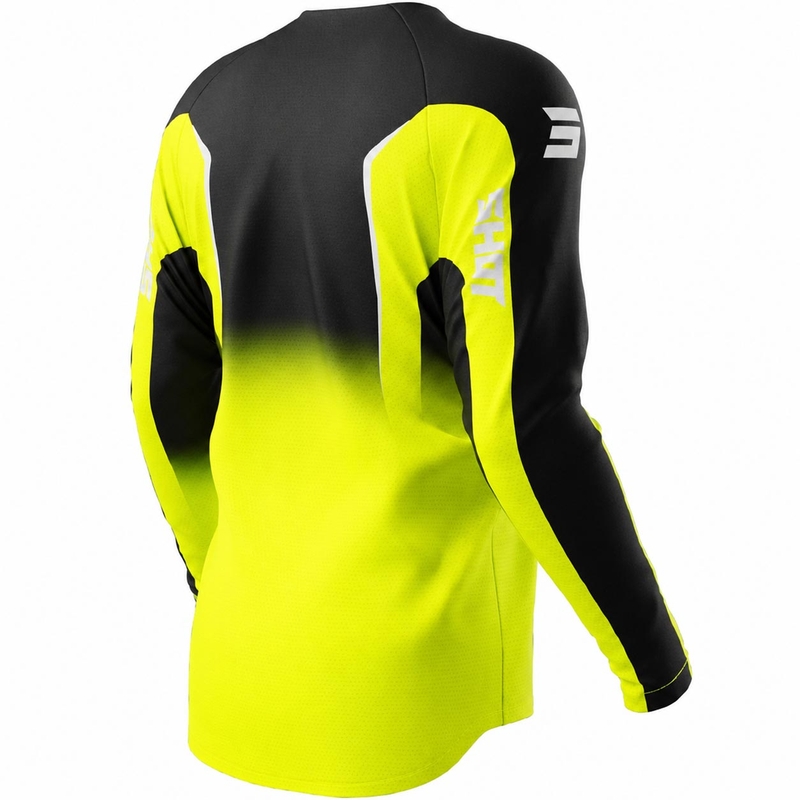 Motokros dres Shot Draw Clash fluo rumen
