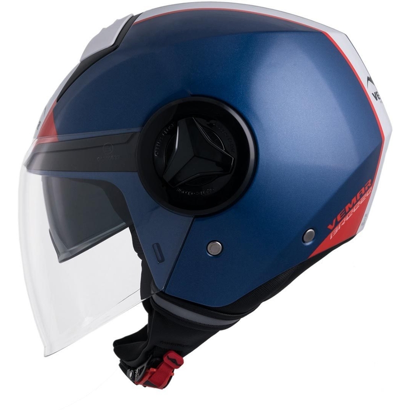 Odprta čelada Vemar Breeze Street blue-white-red-black