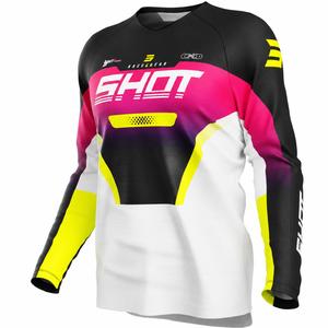 Otroški motokros dres Shot Draw Struck roza