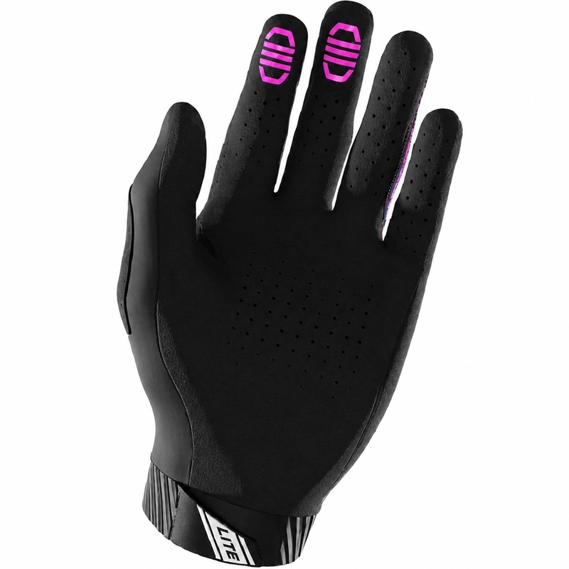 Motokros rokavice Shot Lite Skin modro-roza
