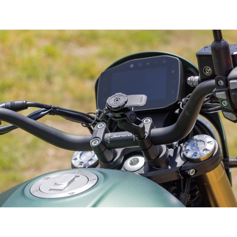 Nosilec za telefon na krmilu Quad Lock® PRO, črn