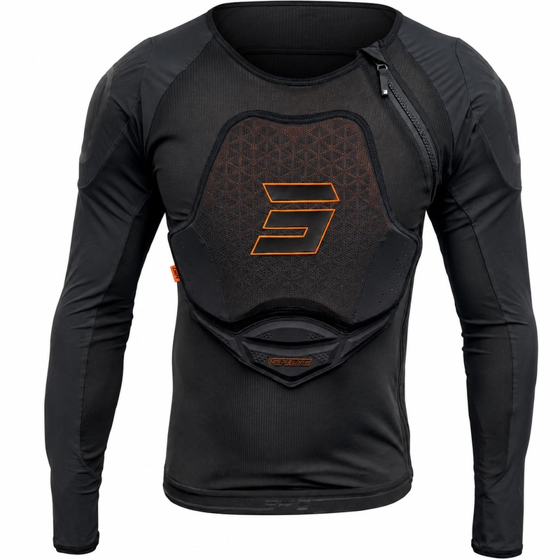 Ščitnik za telo Shot Vest Evo D3O® črne barve