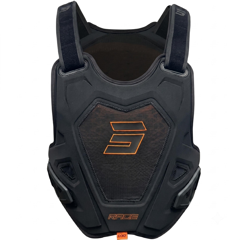 Ščitnik za prsi Shot Race Evo D3O® črne barve