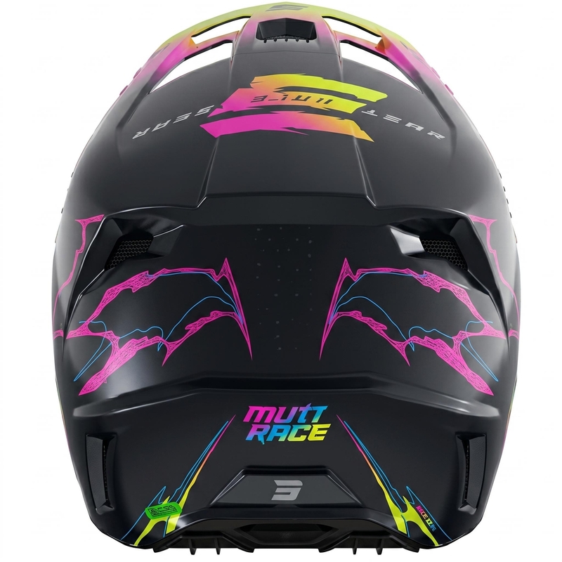 Motokros čelada Shot Speed Rac biserno modra