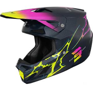 Otroška motokros čelada Shot Speed Rac biserno modra