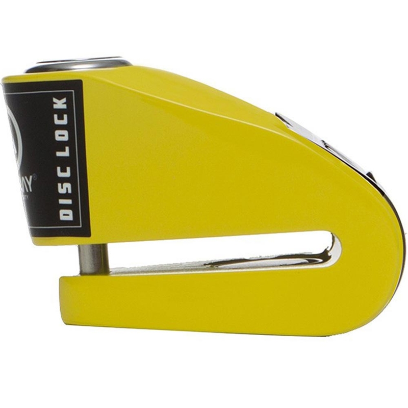 Zaklep zavornega diska Auvray B-Lock 06 z alarmom 120 dB, rumen