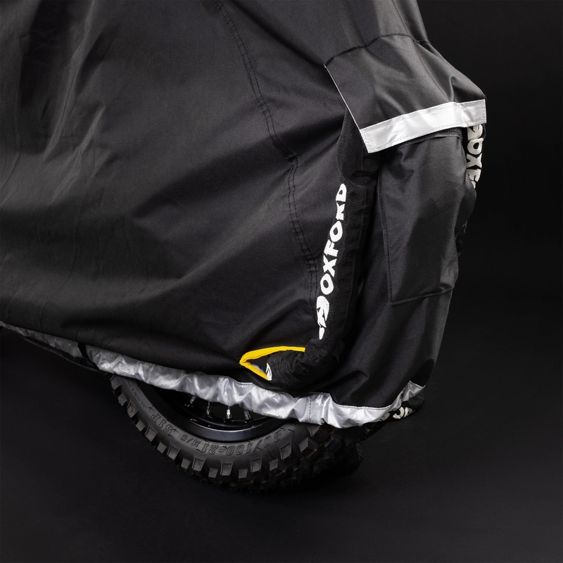 Prevleka za motor Oxford Stormex Pro (s prtljažnikom) črna