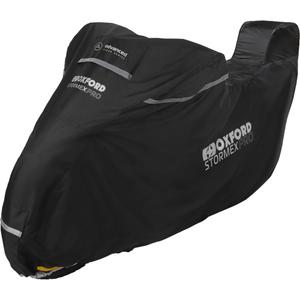 Prevleka za motor Oxford Stormex Pro (s prtljažnikom) črna