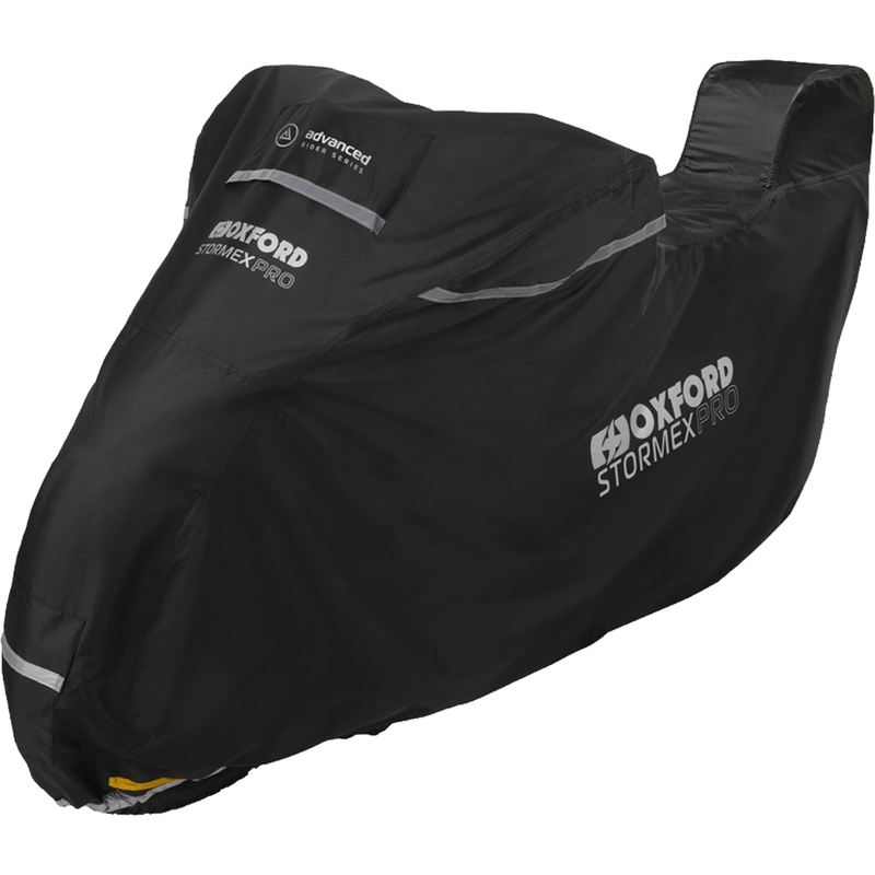 Prevleka za motor Oxford Stormex Pro (s prtljažnikom) črna