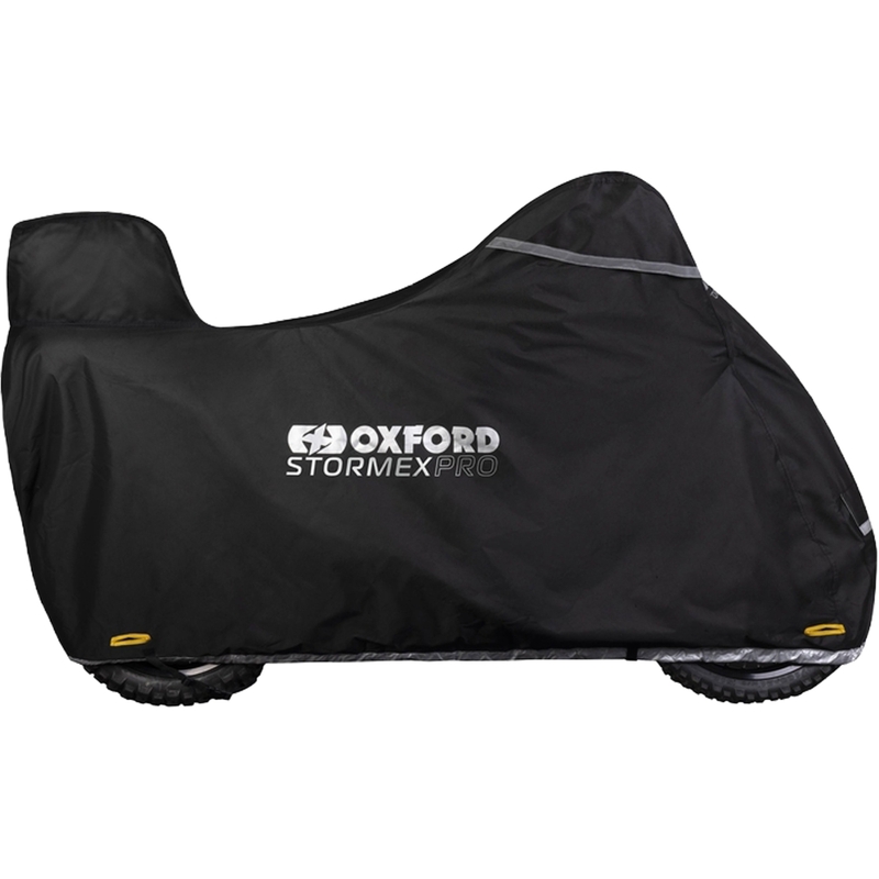 Prevleka za motor Oxford Stormex Pro (s prtljažnikom) črna