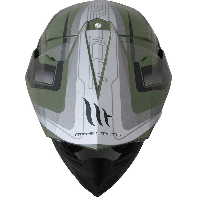 Enduro čelada MT Synchrony Duosport SV Tourer zeleno-črna mat