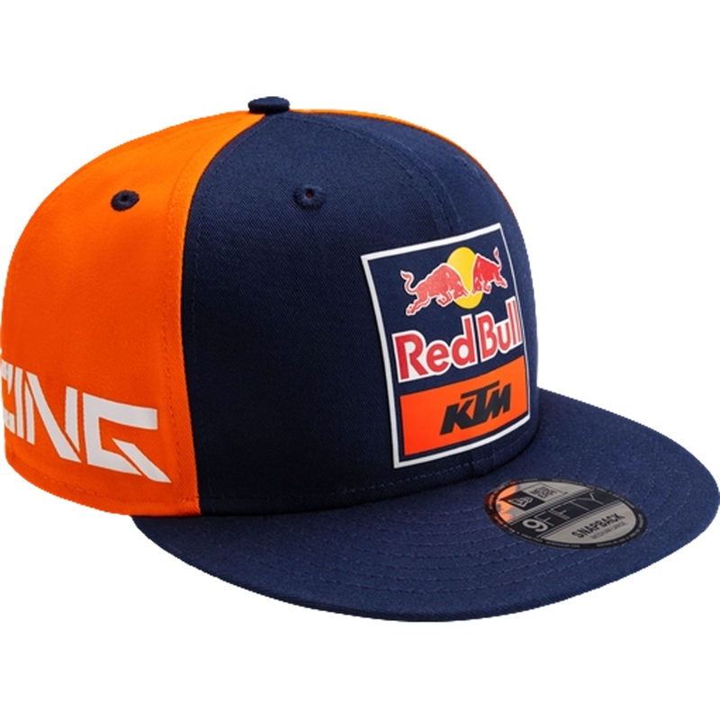 KTM Replika Flat Cap modro-oranžna