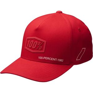 Kapa 100% Shadow Flexfit rdeča