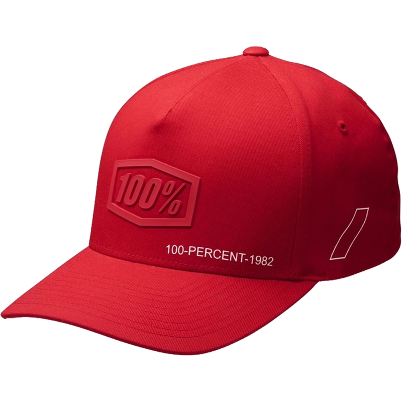 Kapa 100% Shadow Flexfit rdeča